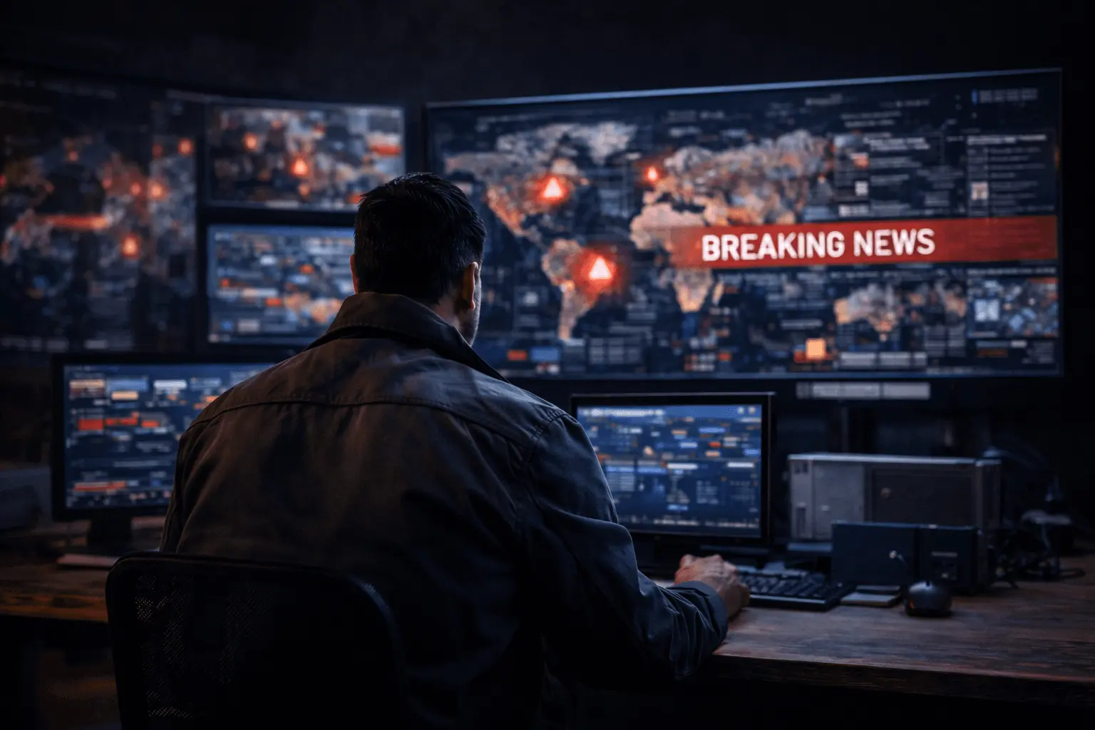 Global emergency monitoring and early-warning alerts