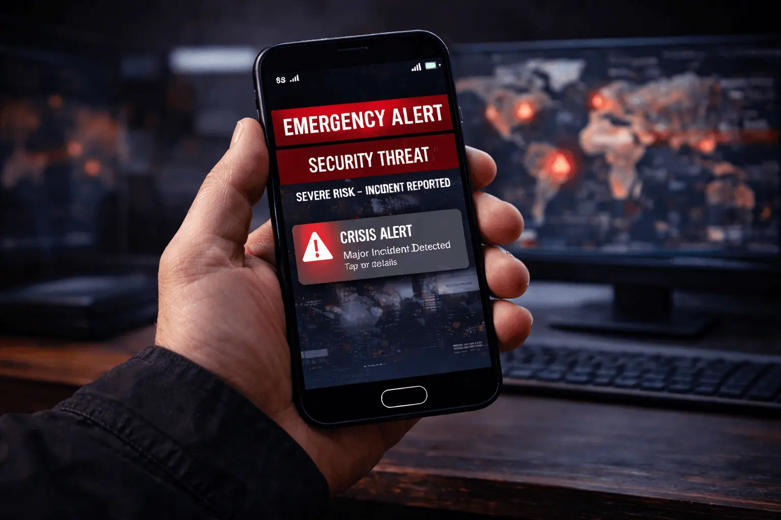 Preparedness-focused alert service with reduced notification noise